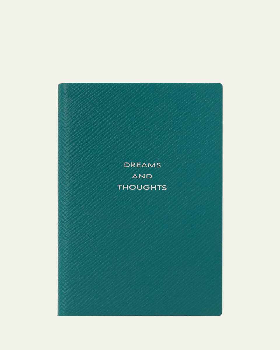 Dreams and Thoughts Leather Panama Notebook